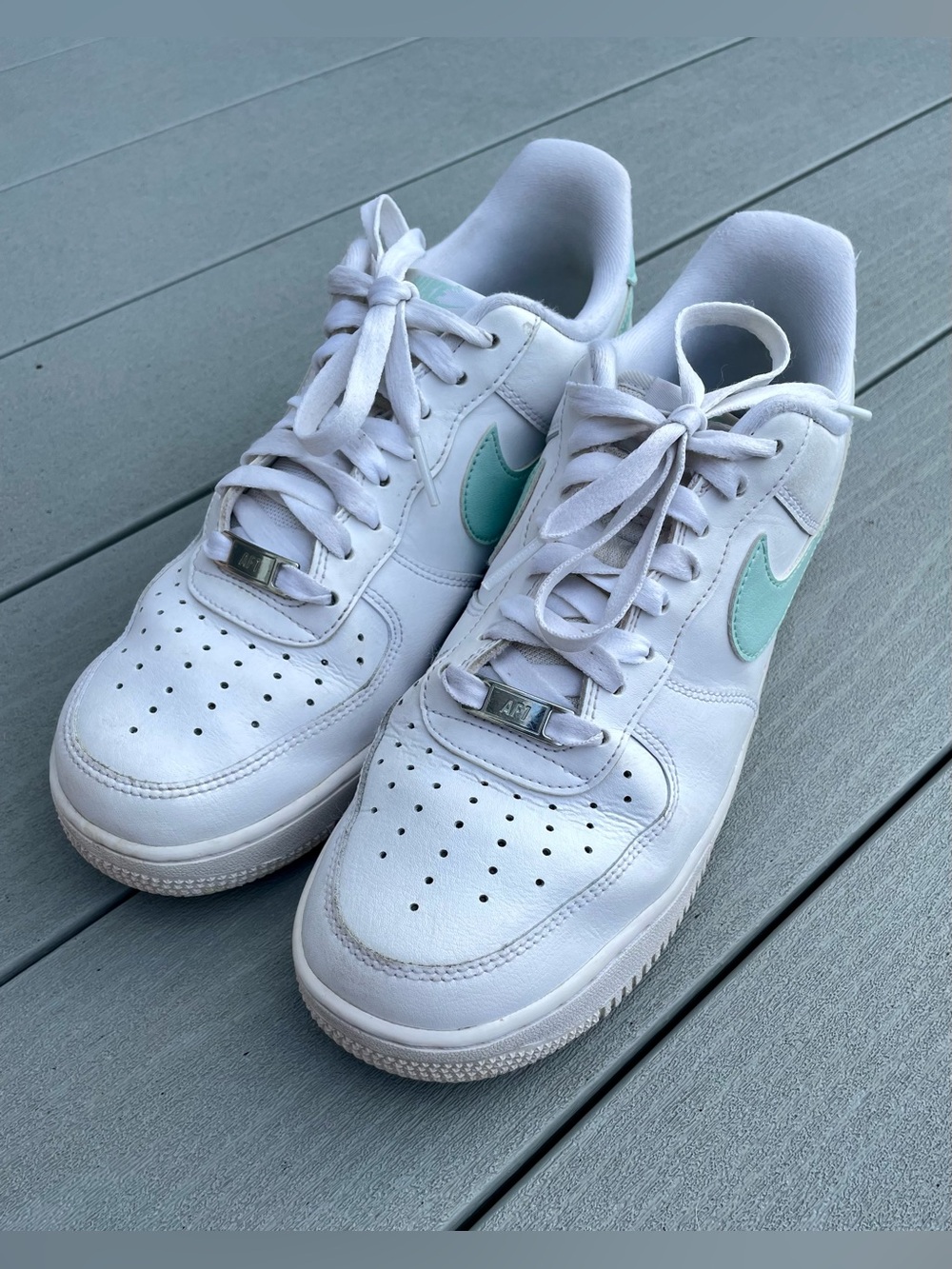 Nike Air Force 1 Low 'Jade Ice,’ women’s 9.5.  Used condition.